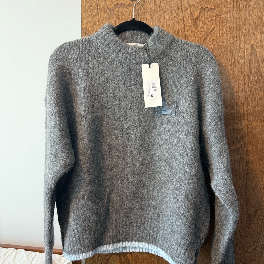 Maison Kitsuné MK Patch High Neck Sweater